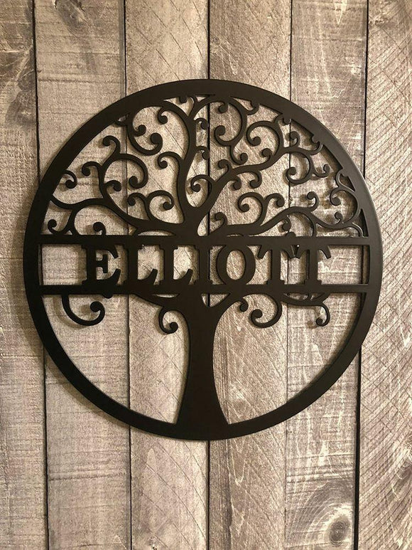 TREE OF LIFE FAMILY SIGN #1