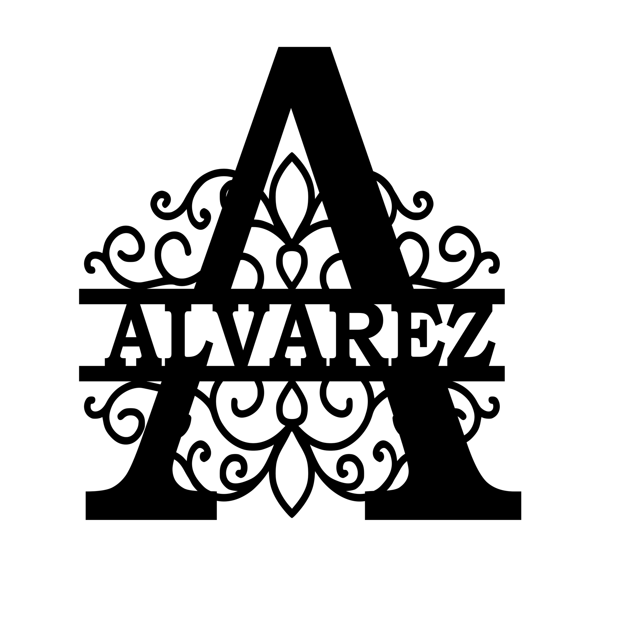 FILIGREE MONOGRAM – BOLD DESIGNS LRCNC