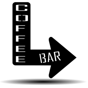 "Coffee Bar Arrow"