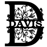INTRICATE FLORAL MONOGRAM