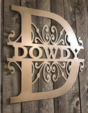 FANCY MONOGRAM