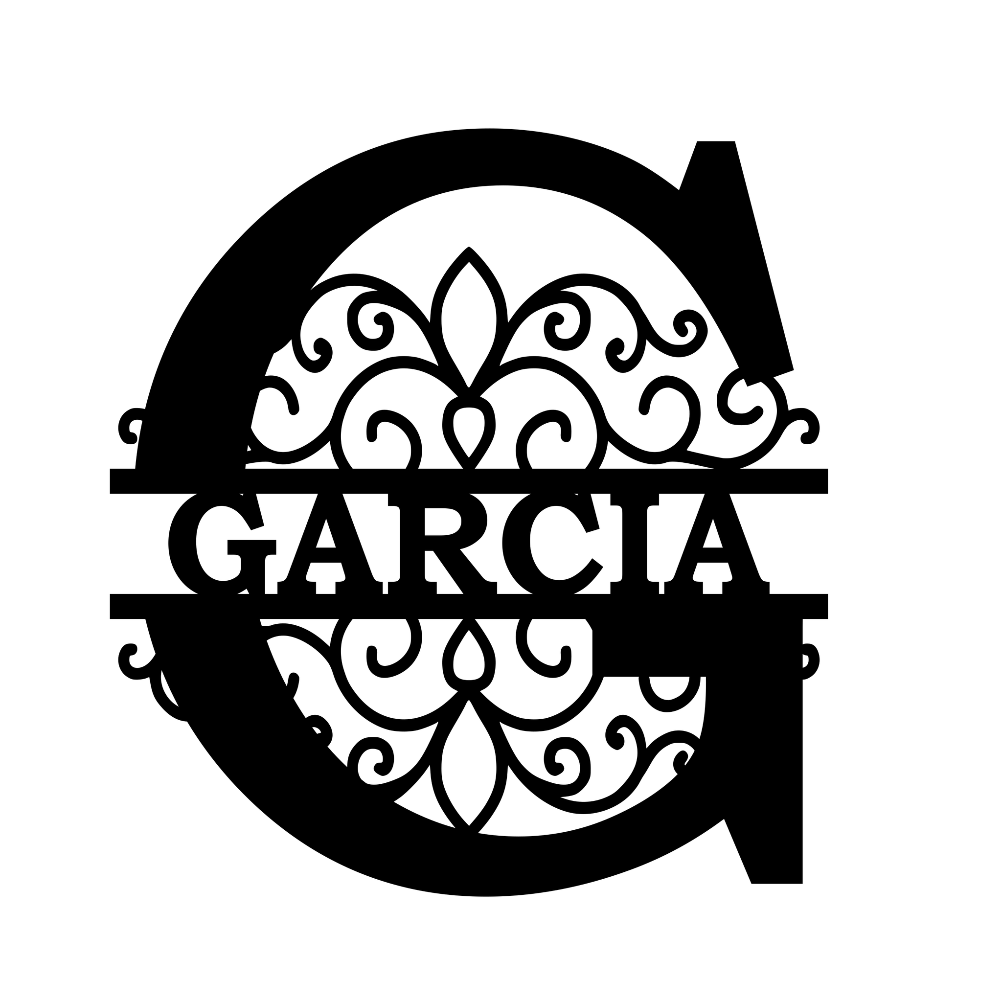 FILIGREE MONOGRAM – BOLD DESIGNS LRCNC