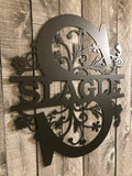 INTRICATE FLORAL MONOGRAM