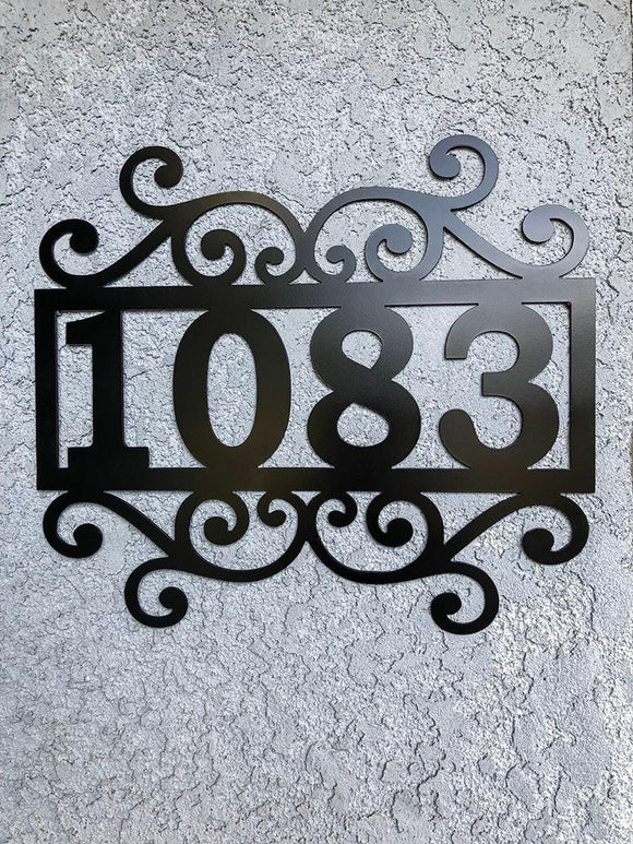 ORNAMENTAL ADDRESS PLAQUE