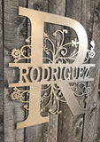 INTRICATE FLORAL MONOGRAM
