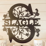 INTRICATE FLORAL MONOGRAM
