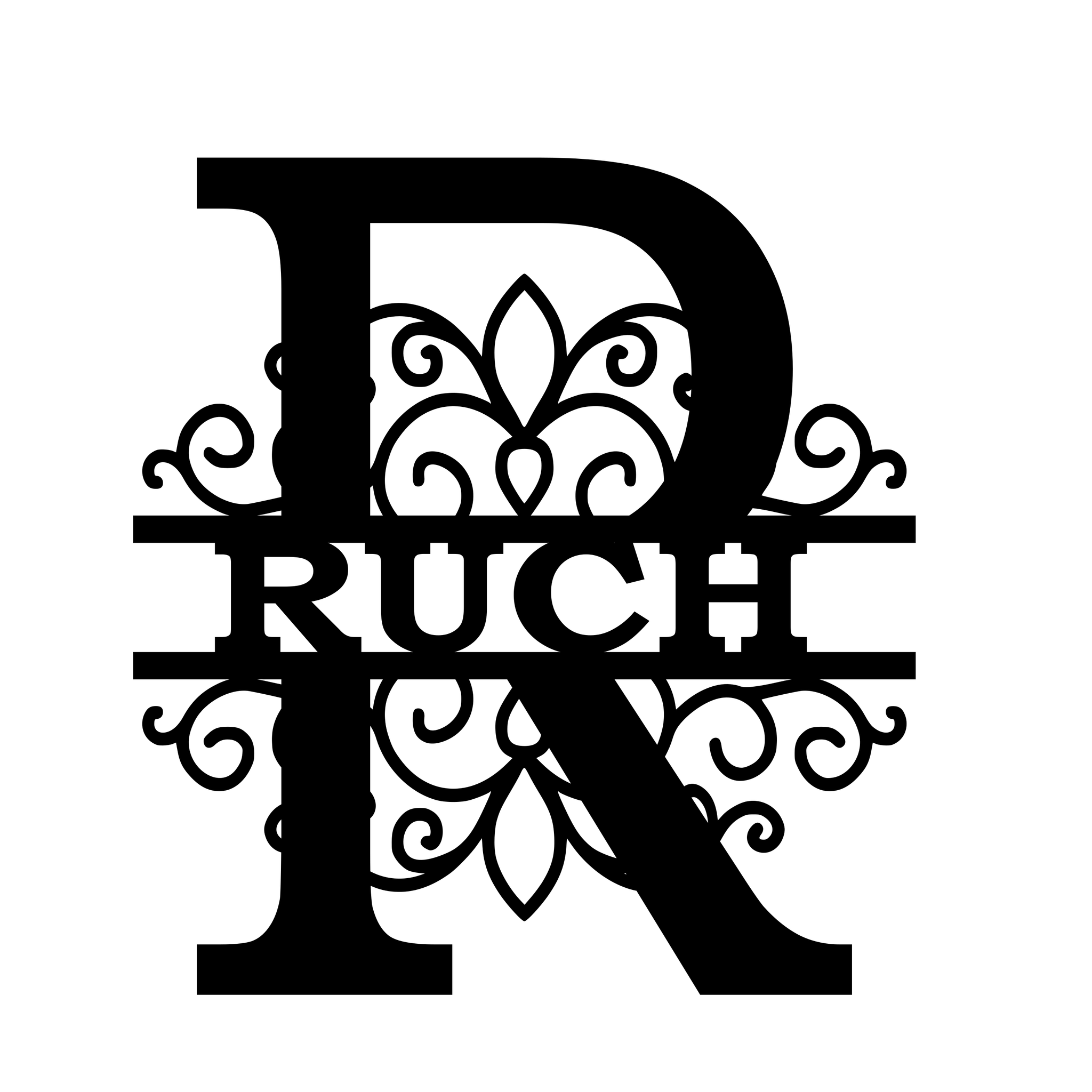 FILIGREE MONOGRAM – BOLD DESIGNS LRCNC