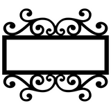 ORNAMENTAL ADDRESS PLAQUE